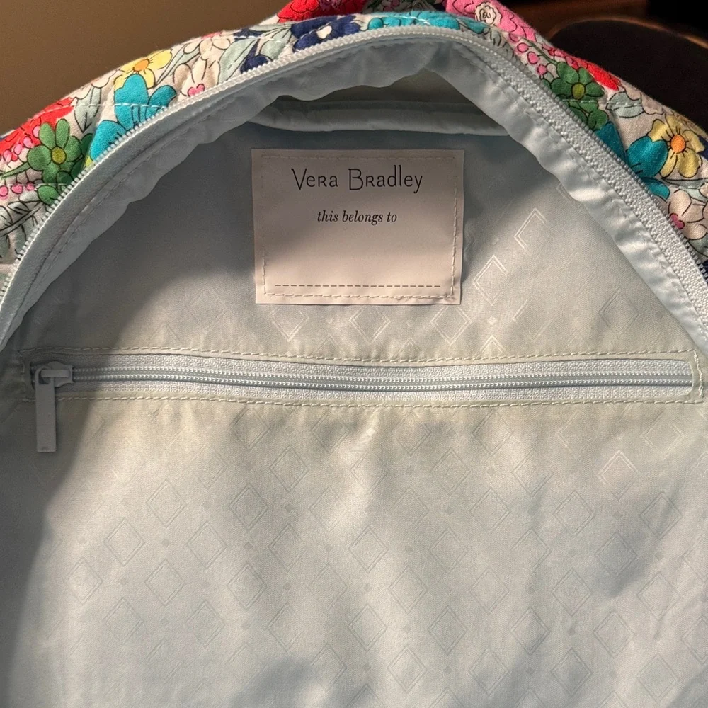 Vera Bradley Floral Multicolor Backpack - Picture 2 of 5